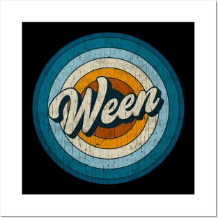 Ween - Retro Circle Vintage Posters and Art